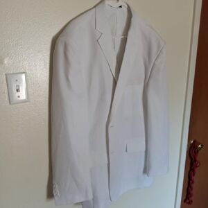 LUCCI Collezione Sz 52R Classic White Men's Blazer NWOT